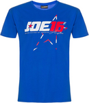Joe Roberts Men's T-Shirt Top Racers Blue Top