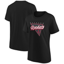 Houston Rockets Women's T-Shirt NBA Black Top