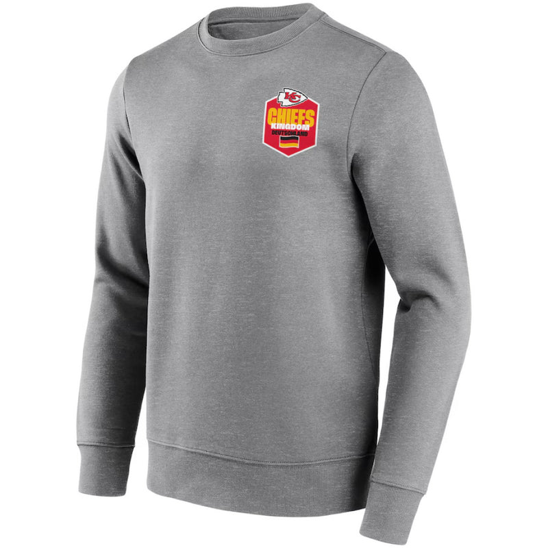 Kansas City Chiefs Sweatshirt Men's NFL Deutschland Grey Top