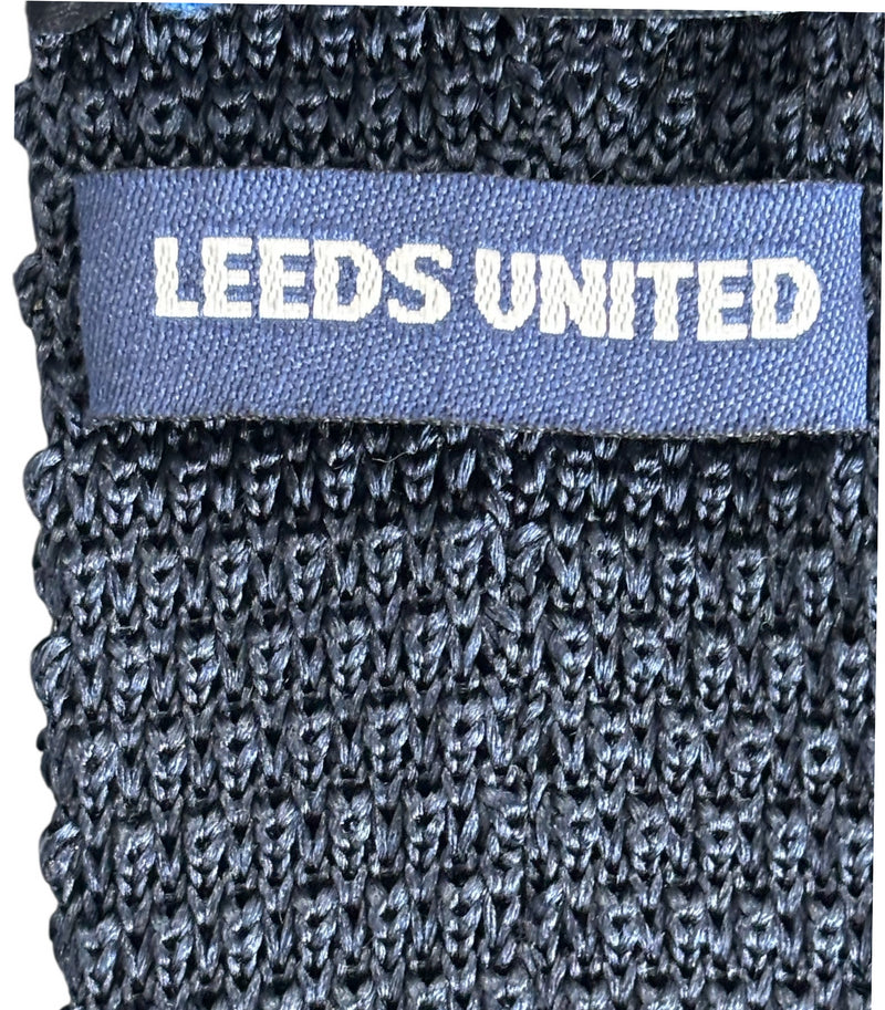 Leeds United Men's Tie Football Silk Knitted Tie