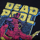 Deadpool Black T-Shirt 90s Arm Men's LS Top