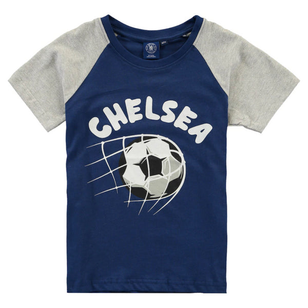 Chelsea Football Kid's T-Shirt Goal Blue Top