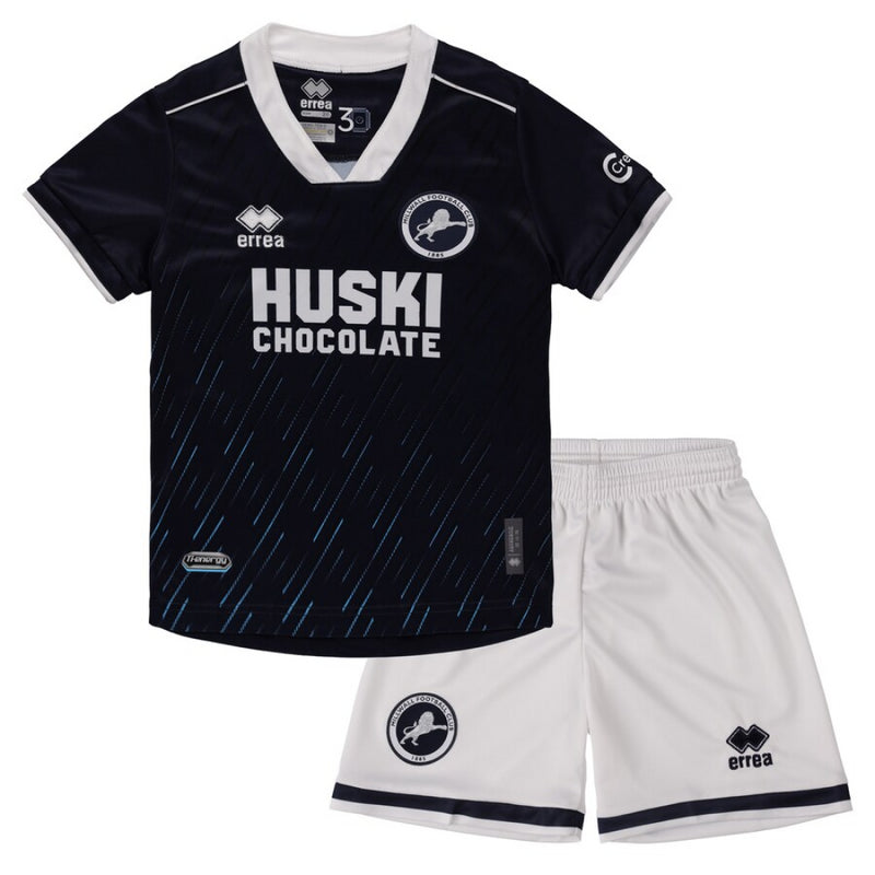 Milwall Baby Football Kit Errea Home Shirt & Shorts Mini Kit