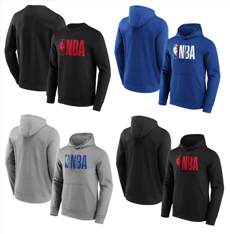 NBA Logo Collection Hoodie Sweatshirt Men's Basketball Fanatics Top