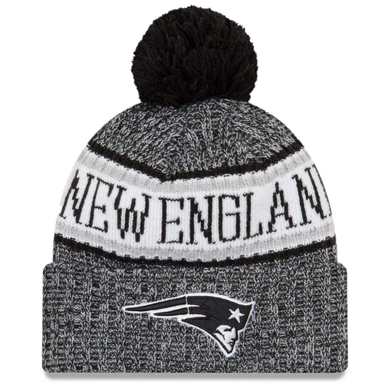 New England Patriots Beanie New Era NFL Sideline 2018 Bobble Hat