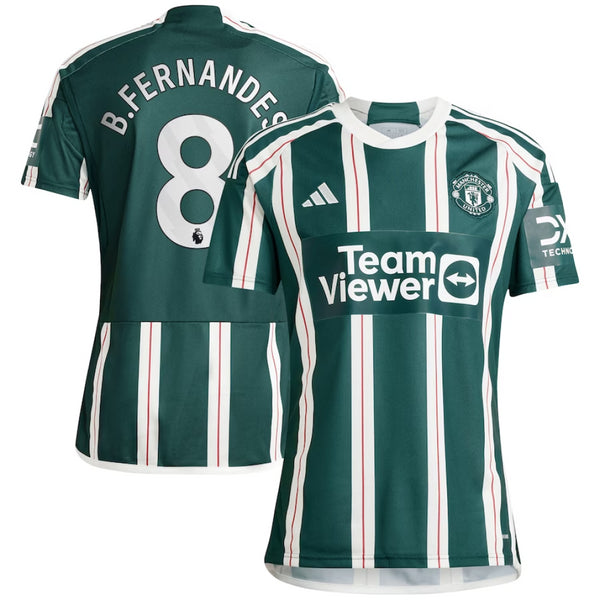 Manchester United Men's Shirt adidas Football Away Top - Fernandes 8