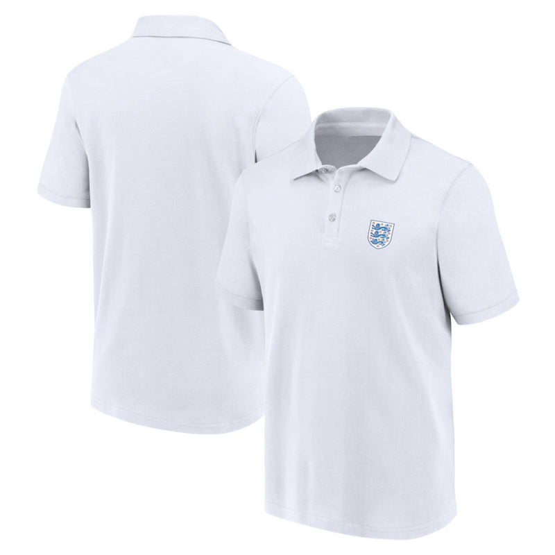 England Football Polo Shirt Men's Essentials Small Crest Top
