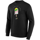Tour de France Sweatshirt Men's Cycling Ice Lolly Crème Black Top