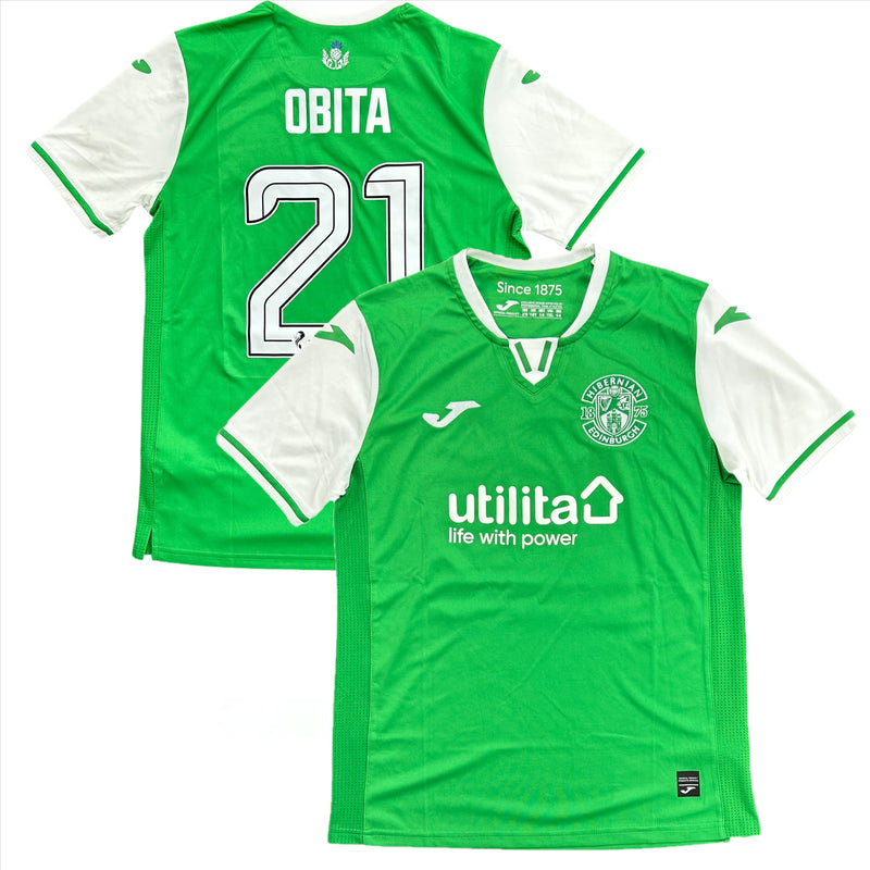 Hibernian Kid's Football Shirt Joma Home Shirt - Obita 21