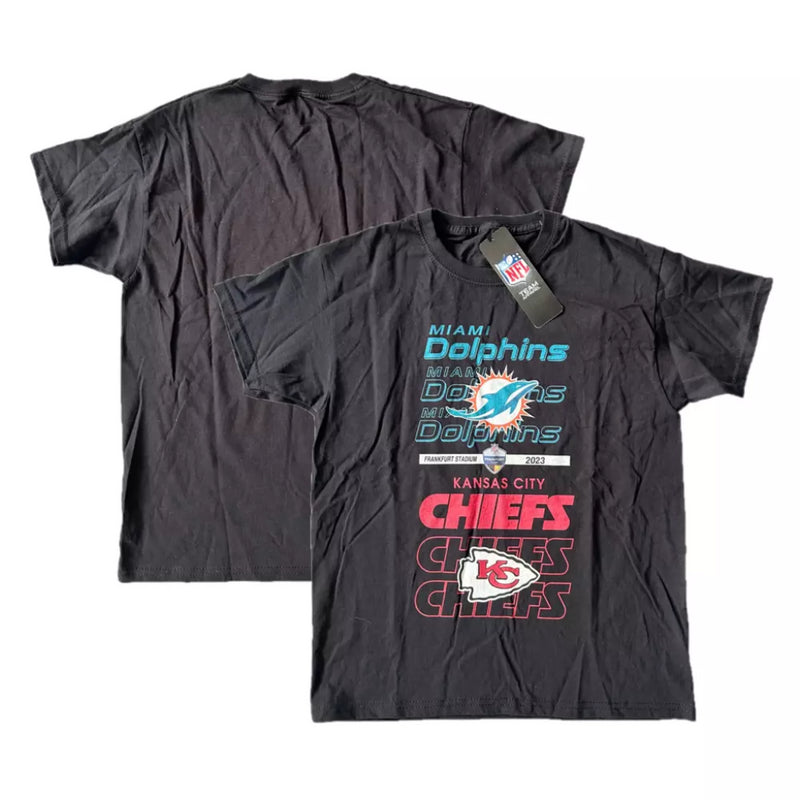 NFL Frankfurt Games T-Shirt Kid's Chiefs vs Dolphins Top