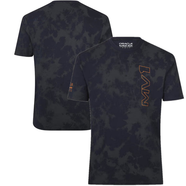 Red Bull Racing T-Shirt Men's F1 Castore Verstappen Tie Dye Top