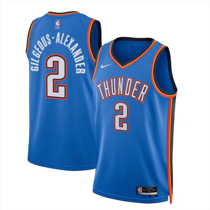 Oklahoma City Thunder Jersey Men's Nike NBA Basketball Shirt