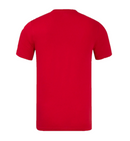 Saracens Men's Rugby T-Shirt Castore Red Core Top