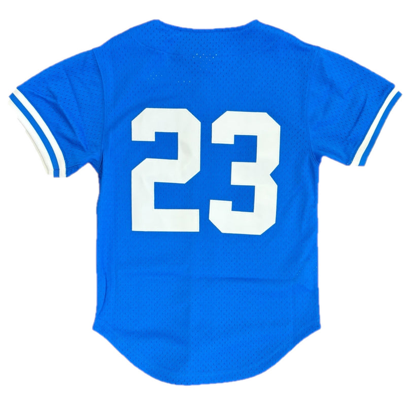Leeds United Men's Jersey Mitchell & Ness Baseball 23 Top
