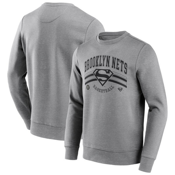 Brooklyn Nets Men's Swetashirt NBA DC Superman Graphic Top