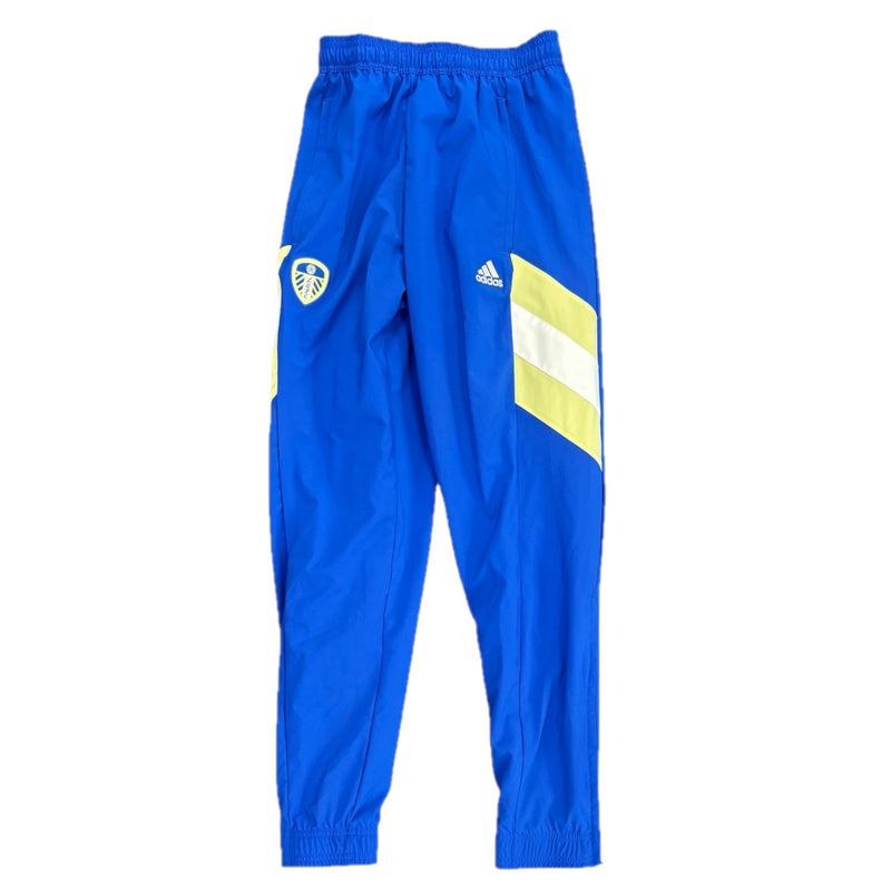 Leeds United Men's Trousers adidas Football Blue Track Pants