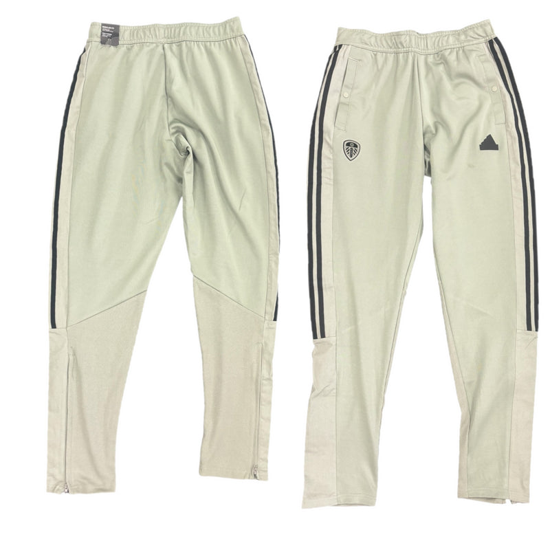 Leeds United Men's Trousers adidas Football Khaki Track Pants