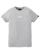 Ellesse Kid's Valera T-Shirt Light Grey Marl Sleeve Top