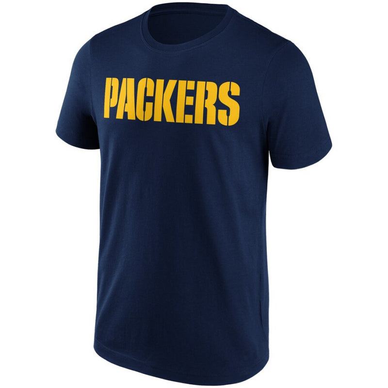 Green Bay Packers T-Shirt Men's NFL Alternate Wordmark Top