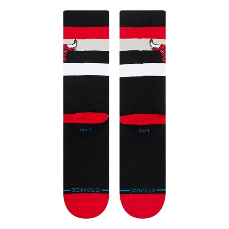 Chicago Bulls Stance Socks Adult Black NBA Casual Crew Socks