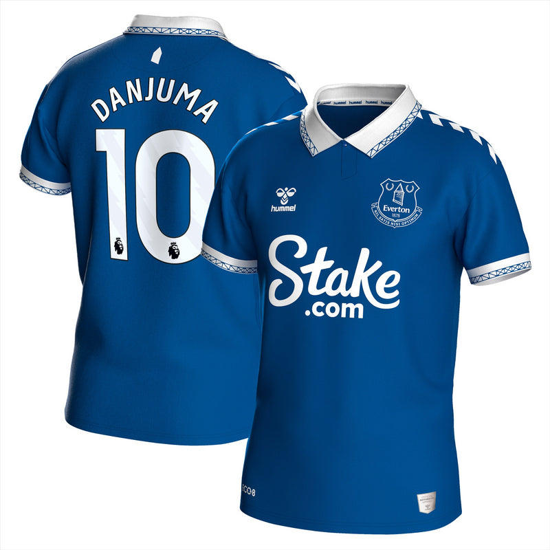 Everton Men's Football Shirt Hummel Home Top - Danjuma 10