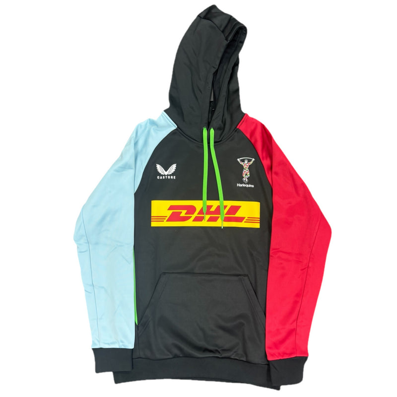 Harlequins Men's Hoodie Castore Rugby Pro Players Hoodie