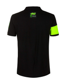 Valentino Rossi MotoGP Polo Men's VR46 Black Monster Polo Shirt