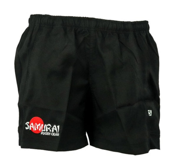 Samurai Men's Rugby Shorts Elite Black Shorts