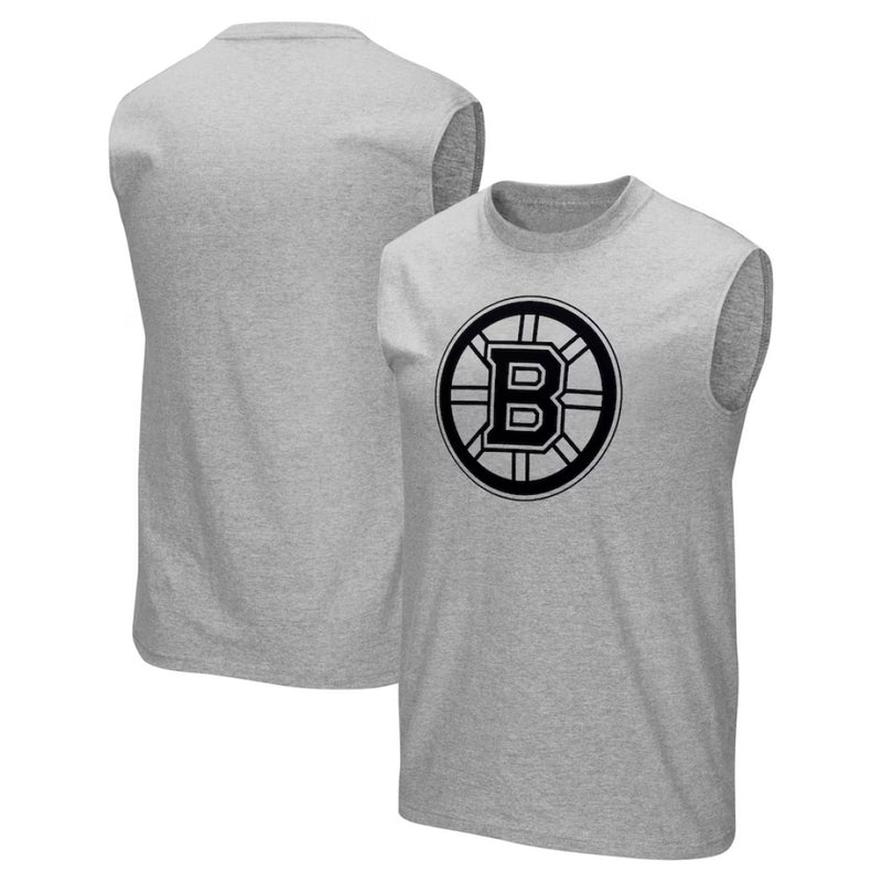 Boston Bruins Men's Vest NHL Mono Logo Graphic Tank Top