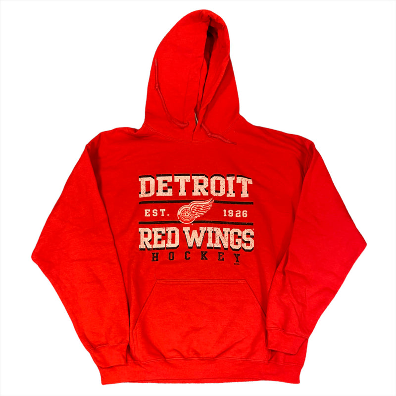 Detroit Red Wings Hoodie Sweatshirt Men's NHL Ice Hockey Fanatics Top