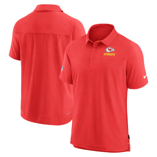 Kansas City Chiefs Polo Shirt Men's Nike NFL Coach Top