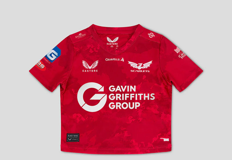 Scarlets Rugby Mini Kit Kid's Castore Home Mini Kit