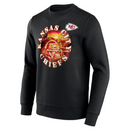 Kansas City Chiefs Sweatshirt Men's NFL Black Top