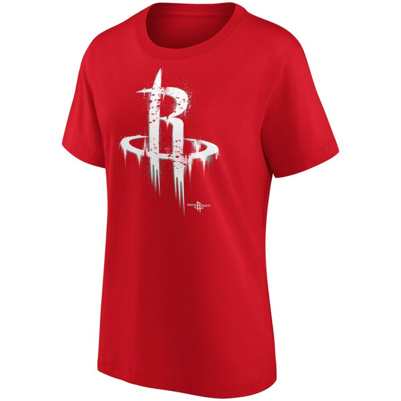 Houston Rockets NBA T-Shirt Women's Splatter Graphic Top