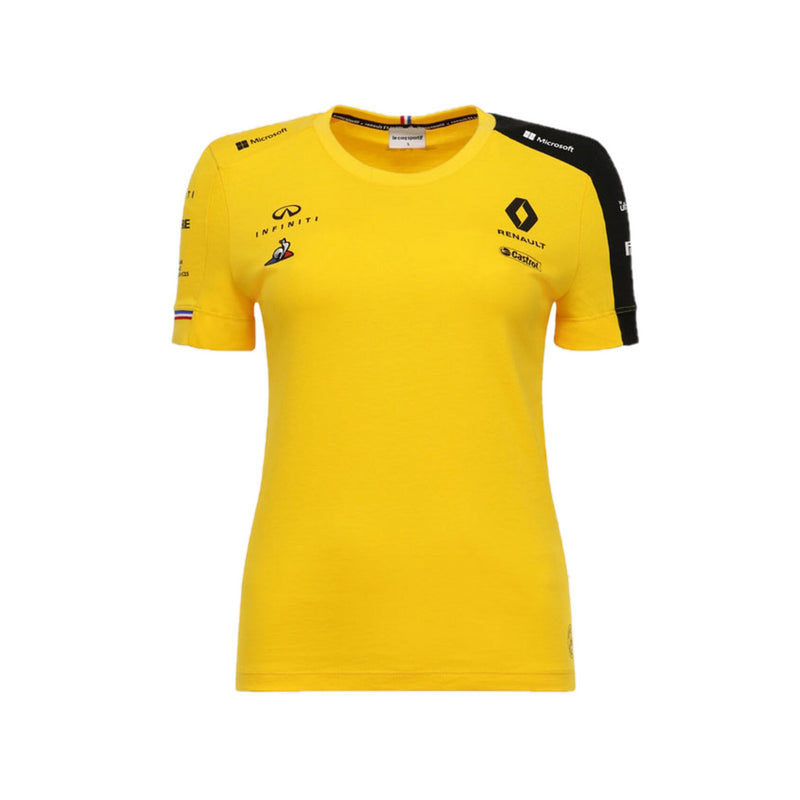 Renault Racing F1 T-Shirt Women's Le Coq Sportif Hulk 27 Top