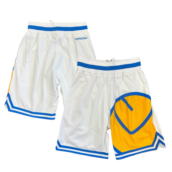Leeds United Men's Shorts Mitchell & Ness Pattern Swingman Shorts