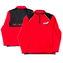 Scarlets Men's 1/4 Zip Castore Midlayer Rugby QZ Top