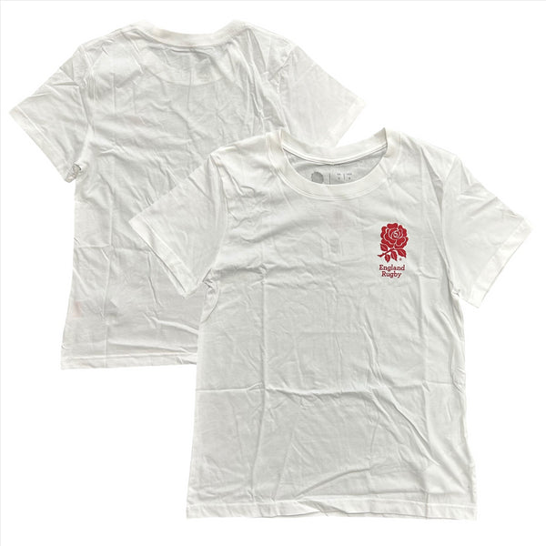 England Rugby Women's T-Shirt Fanatics Small Logo Graphic Top