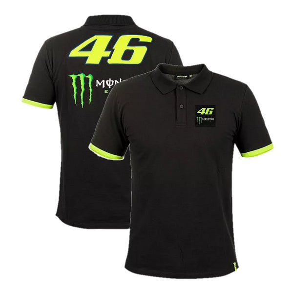 Valentino Rossi Polo Shirt Men's VR46 Monster Moto GP Top