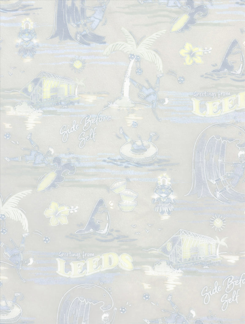 Leeds United Beach Towel Football Tropical Royal Towel