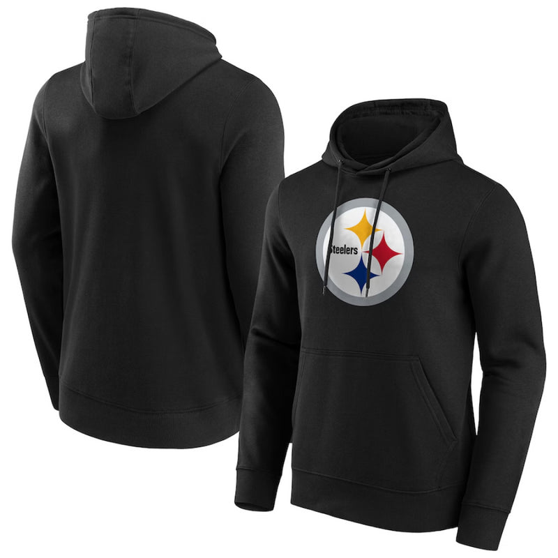 Pittsburgh Steelers Men's Hoodie NFL Primary Colour Logo Hoodie