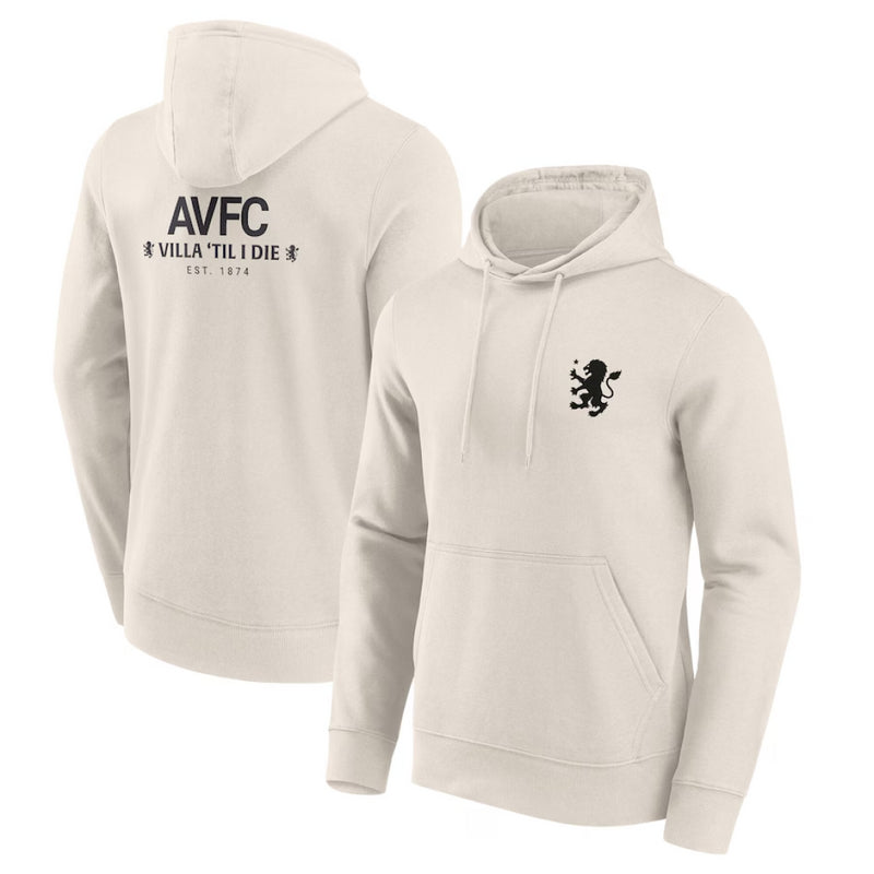 Aston Villa Men's Hoodie Football End Graphics Logo Hoodie