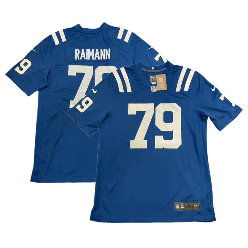 Indianapolis Colts NFL Jersey Men's Nike Home Top - Raimann 79