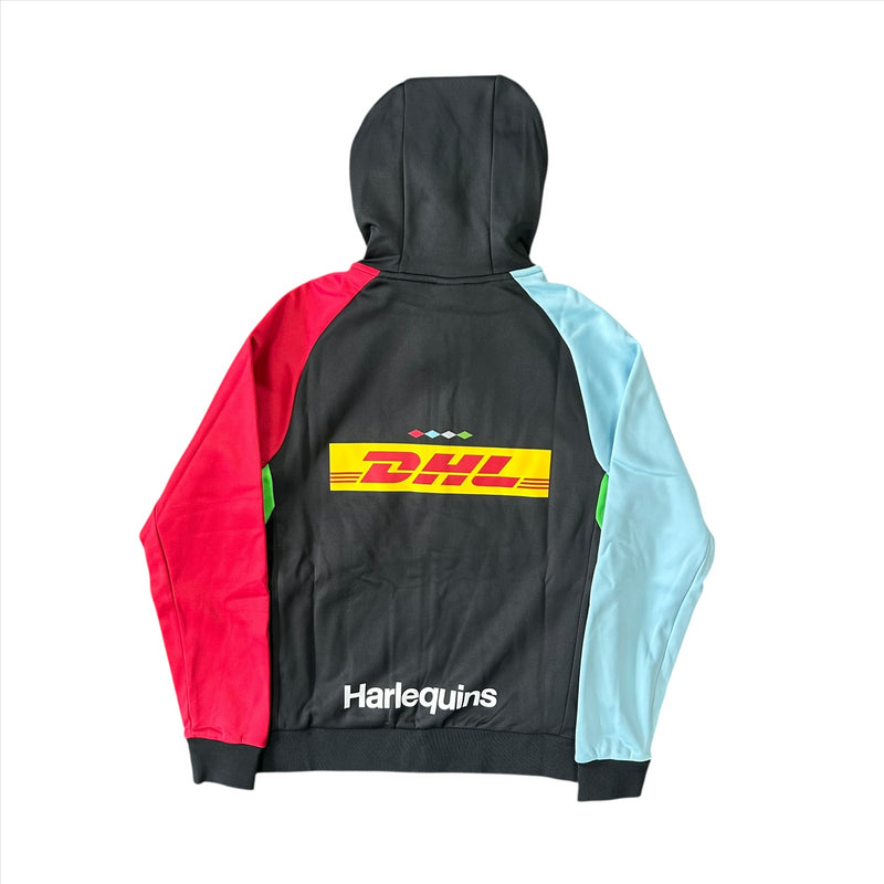 Harlequins Women's Rugby Hoodie Castore Pro Players Hoodie