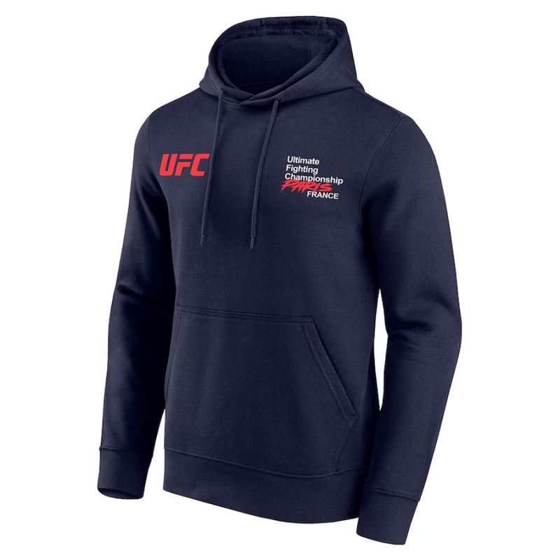 UFC Men's Paris Hoodie Navy Fight Night Paris Hoodie