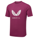 Men's Burnley FC Football Top Castore Logo Tee