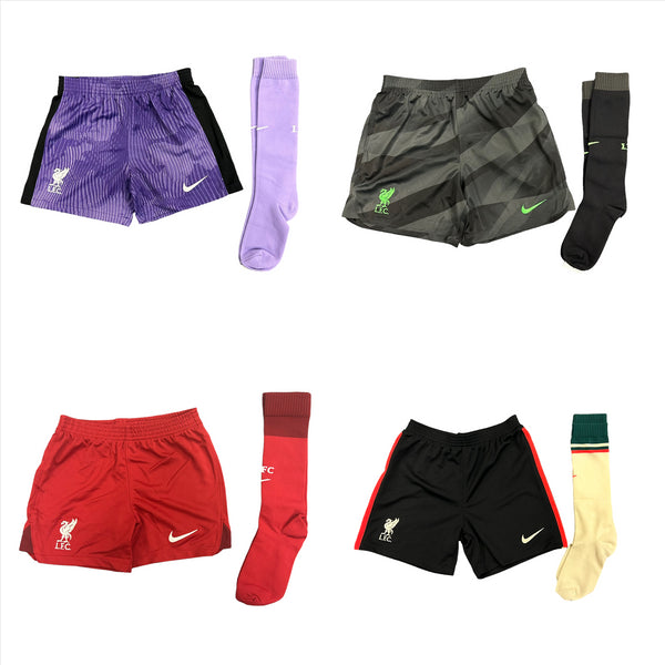 Liverpool Football Mini Set Nike Kid's Shorts & Socks Mini Kit Set