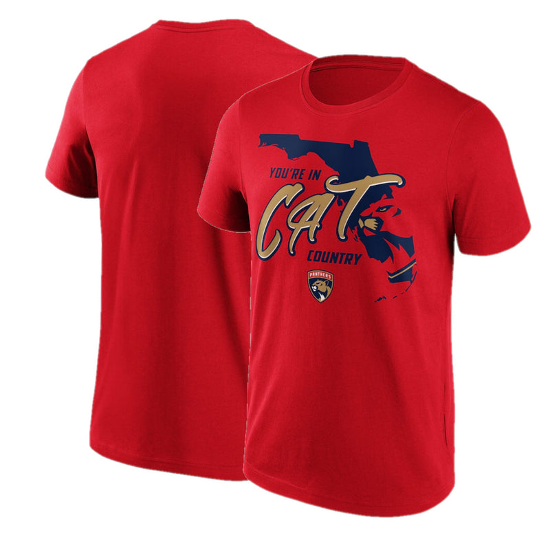 Florida Panthers Red T-Shirt NHL Men's Hometown Graphic Top
