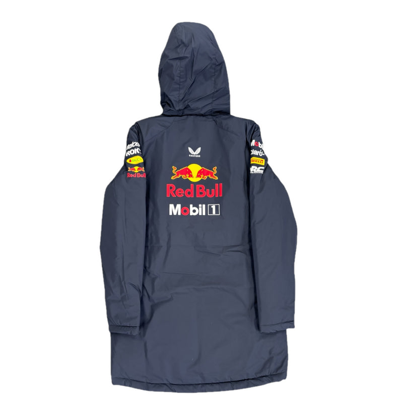 Red Bull Racing Coat Women's Castore F1 Navy Winter Jacket