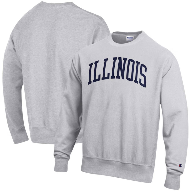 Illinois Fighting illini Sweatshirt Men's NCAA Champion Top